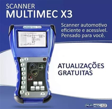 Scanner Automotivo Portátil Multimec X3 Frete grátis