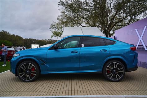 Bmw X6 Facelift Live Fotos G06 Lci Als M60i In Atlantis Blue