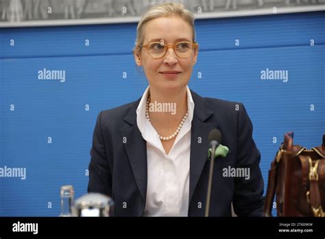 Alice Weidel Fraktionsvorsitzende Der Afd Bundestagsfraktion