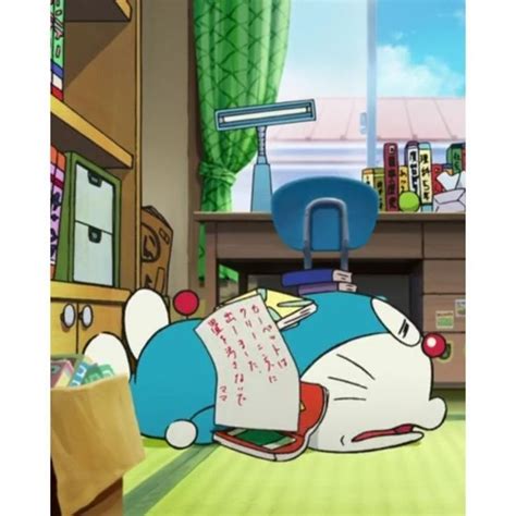 A Cartoon Character Laying On The Floor In A Room