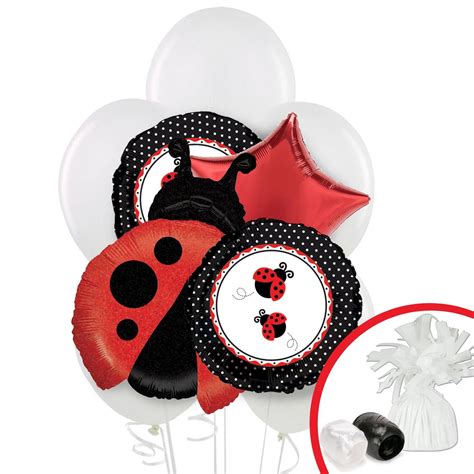 Ladybug Fancy Balloon Bouquet Ladybug Party Supplies Balloon Bouquet