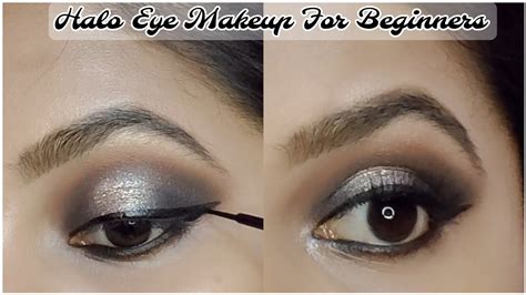 Smokey Halo Eye Makeup Tutorial Halo Eye Makeup For Beginners Youtube