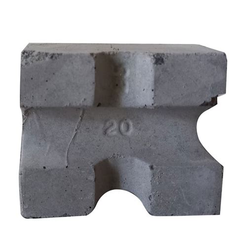 Road Safety Grey Interlocking Concrete Block Gm Size X Inch At