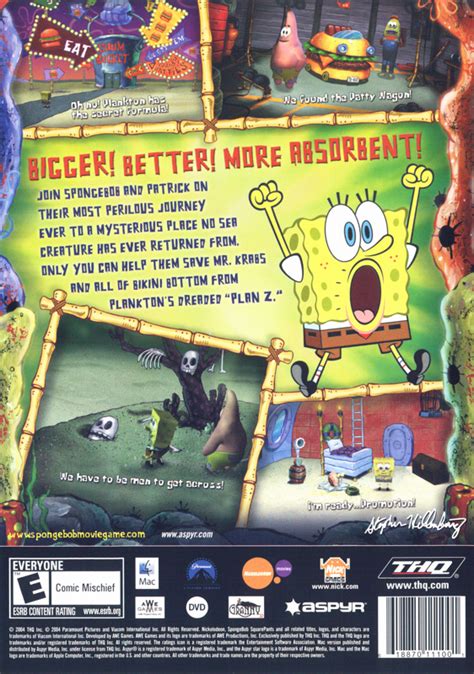 Spongebob Squarepants The Movie 2004 Box Cover Art Mobygames