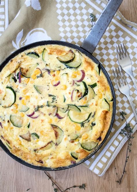 Zucchini Corn Frittata Super Easy Recipe To Prepare