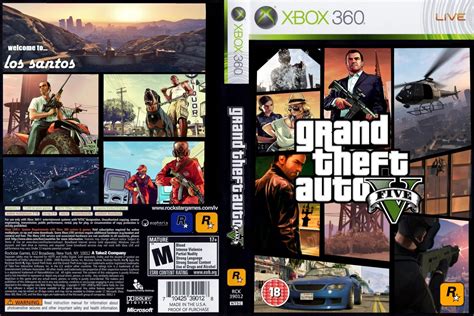 Grand Theft Auto V Xbox 360 Ultra Capas