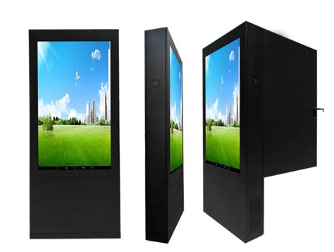 Waterproof Outdoor Floor Standing Touchscreen Digital Signage