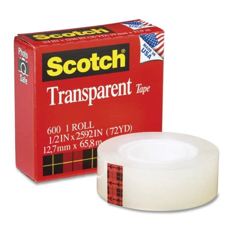 Buy 3m 600 Scotch Transparent Tape 12in X 72yd