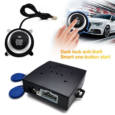 12V Auto Start Stop Knop Motor Push Start Button A Grandado