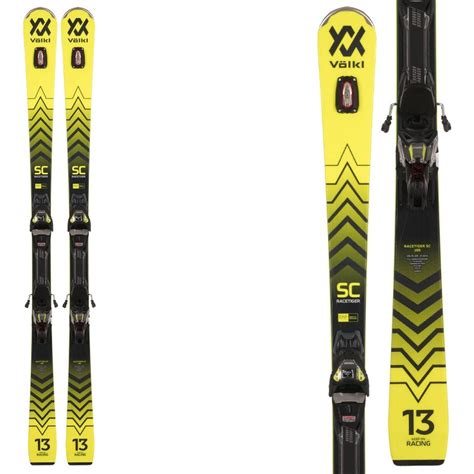 Ski Volkl Racetiger Sc Yellow With Bindings Vmotion Gw En