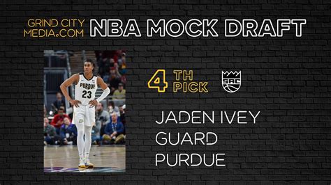 2022 Nba Mock Draft Jaden Ivey As 4 Pick To Sacramento Kings Youtube