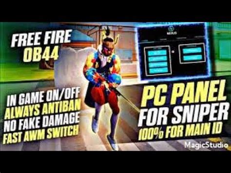 NEW PC PANEL FOR FREE AIMBOT FREEFIRE GRATIS SNIPER AIMBOT 100