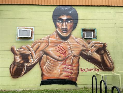 Bruce Lee Mural Railroad Square Tallahassee Fl Tallahassee Informer