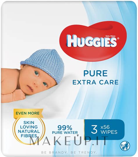 Huggies Salviette Umidificate Per Bambini Pure Extra Care 2 1 3x56