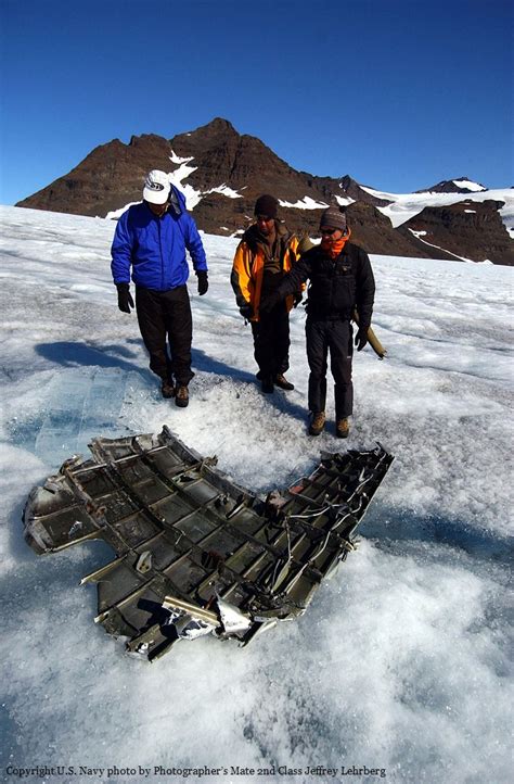 Crash Of A Lockheed P2v 5 Neptune On Kronborg Glacier 12 Killed Bureau Of Aircraft Accidents