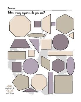 Counting Shapes by Mabend Schoolhouse | TPT