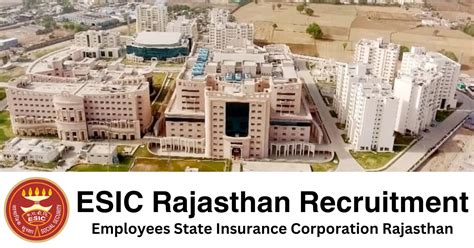 Esic Rajasthan Recruitment Walk In Interview For Professor