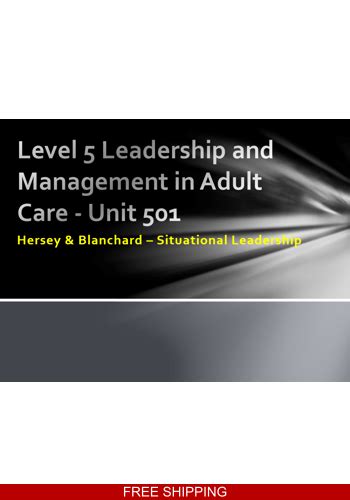 Hersey And Blanchard Situational Leadership Teaching Training Resources