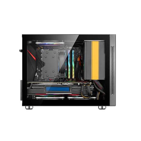 Gabinete Gamer YAGUARET Predador Micro ATX Mini ITX Cristal