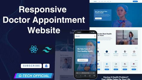 Doctor Appointment Booking Website In Reactjs Tailwind Css YouTube