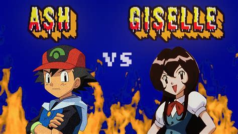 Ash Ketchum Vs Giselle Pokémon Battle Trampled Version Youtube