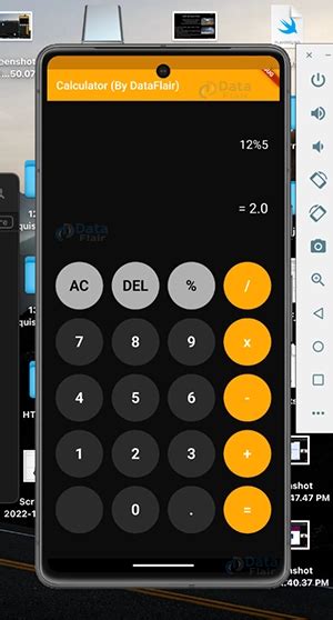 Flutter Project Calculator App DataFlair