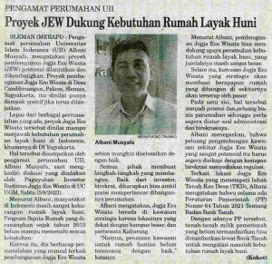 Proyek JEW Dukung Kebutuhan Rumah Layak Huni Koran Humas Ugm Ac Id