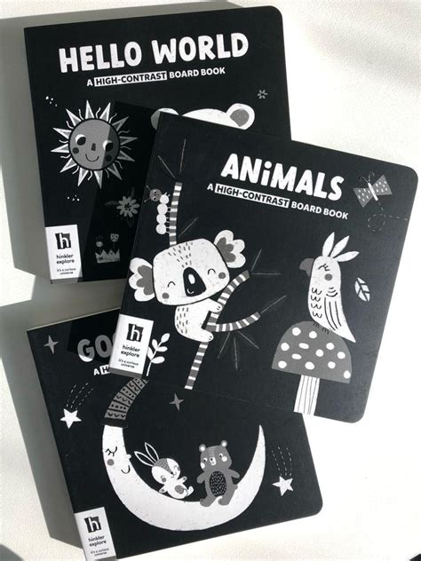 Hinkler Explore High Contrast Board Books The Nestattachment