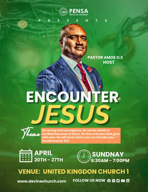 Church Flyer Template Postermywall