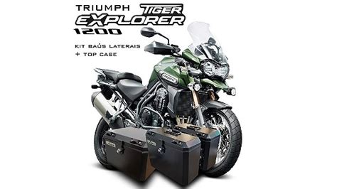 Kit BaÚs Laterais Livi 35l Top Case 50l Triumph Explorer 1200 Livi Motoparts