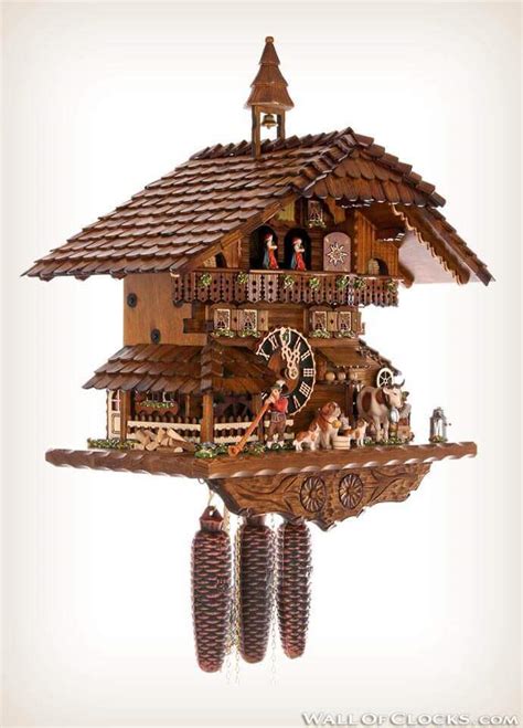 Hones Ho 8656t German Cuckoo Clock Wall Of Clocks