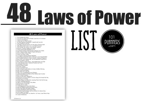 The 48 Laws of Power Summary | PDF or MS Word