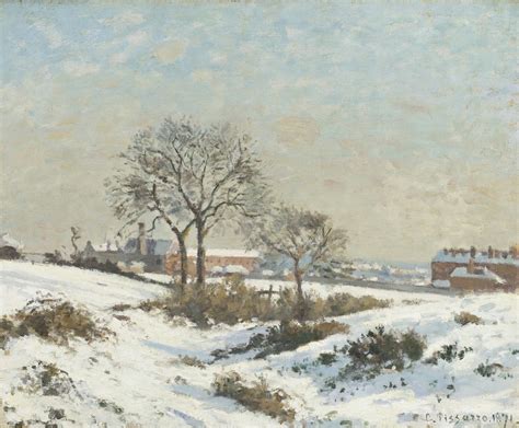 Camille Pissarro | Snowy Landscape at South Norwood (1871) | Artsy