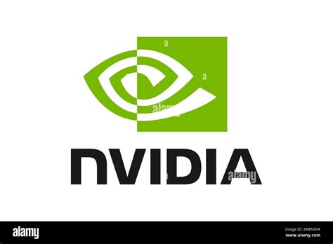 Nvidia Logo White Background Stock Photo Alamy