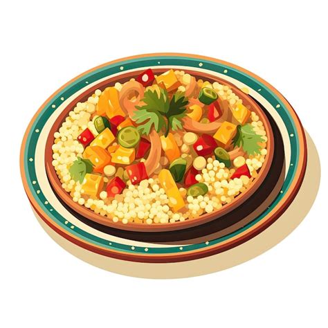 Premium Ai Image Morocco Couscous