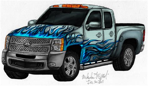 2011 Silverado 3500 Custom by Miahii on DeviantArt