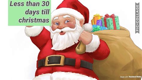 Under 30 Days Till Christmas Youtube