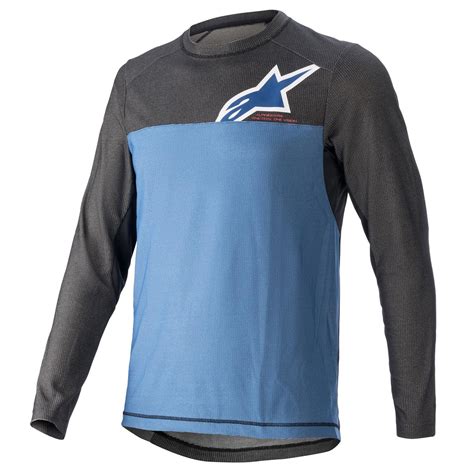 Alpinestars Maglia Mtb Manica Lunga Alps V Mid Blue Black Coral