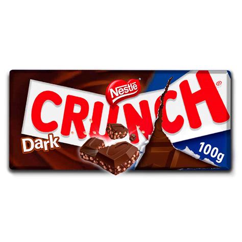 Tablete De Chocolate Negro Crunch Emb 100 Gr Continente Online