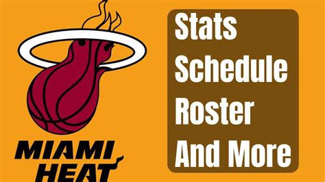 Miami Heat Basketball Team: Current Stats, Schedule, NBA Championships ...