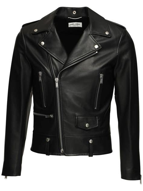 Saint Laurent Classic Leather Biker Jacket Saint Laurent