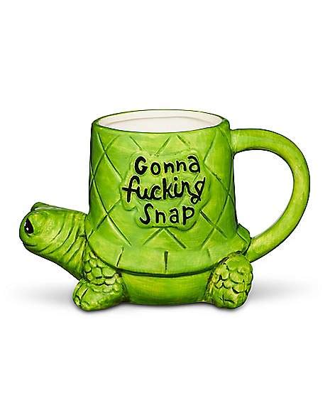 Gonna Fucking Snap Turtle Coffee Mug 20 Oz Spencers