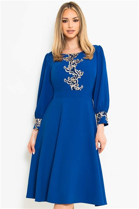 Rochie Eleganta R Albastru Regal Viada