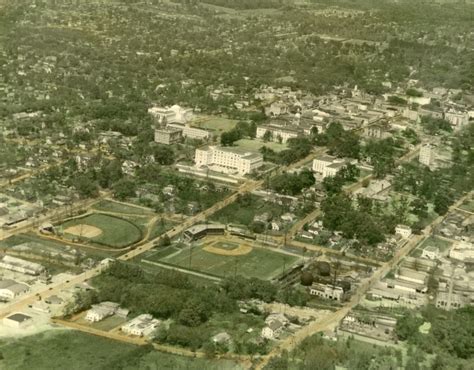 Florida Memory • Aerial View Of Tallahassee Looking Northwest Over Centennial Field Toward The