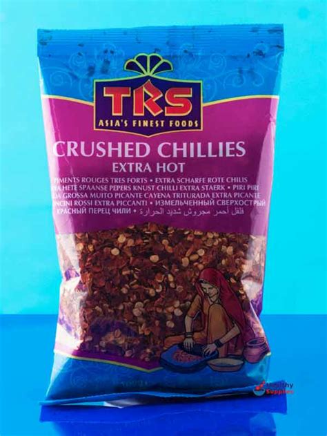Extra Hot Crushed Chillies G TRS Healthy Supplies