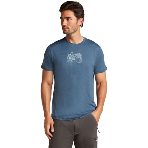 Icebreaker Merino 150 Tech Lite T Shirt Adventure Ride Men Dawn Bike24
