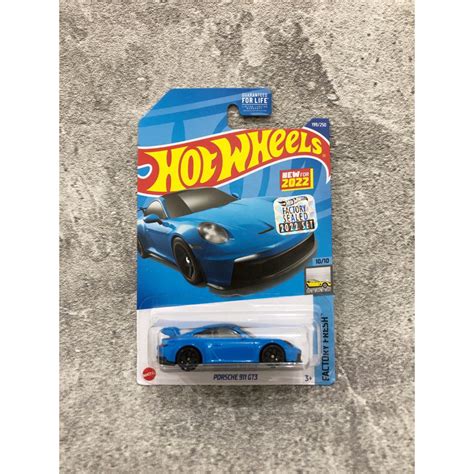 Jual Hot Wheels Porsche GT Biru Factory Sealed FS Factory Fresh Shopee Indonesia