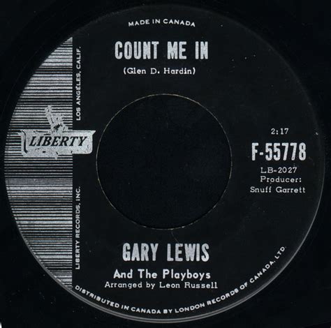 Gary Lewis And The Playboys Count Me In 1965 Vinyl Discogs