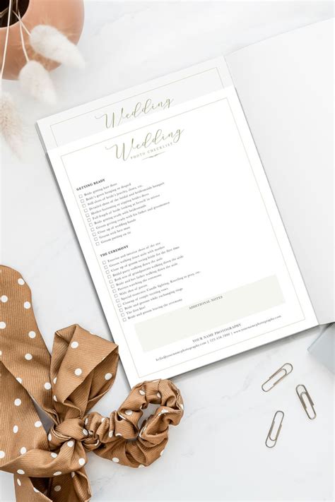 Wedding Photography Checklist For Photographers Photography Welcome