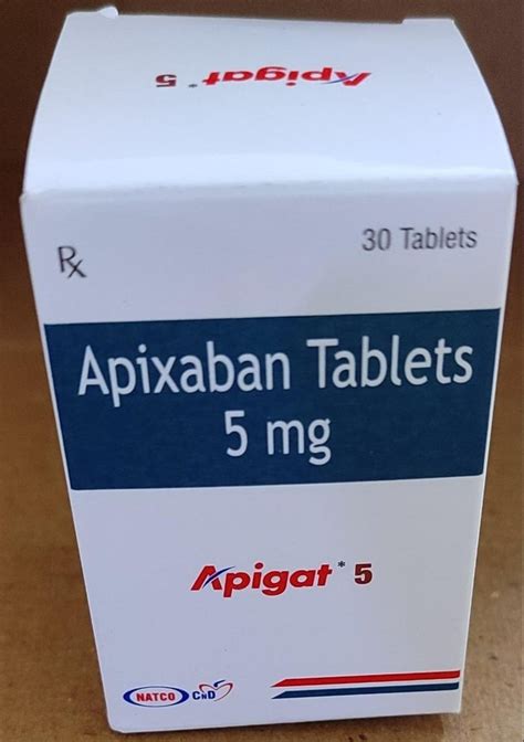 Apigat Apixaban 5 MG TABLET At Best Price In Nagpur By Samarth Medicose